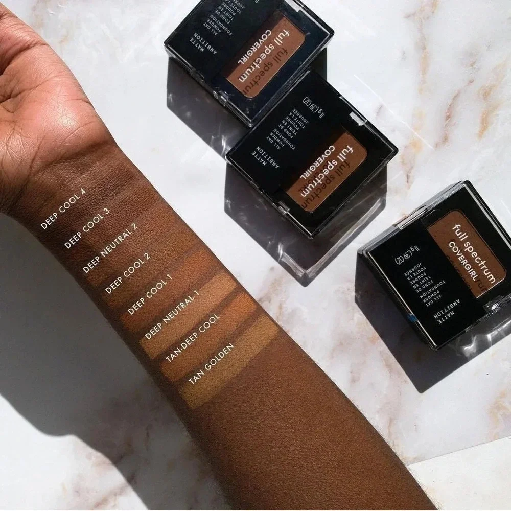3/$12 CoverGirl Deep Cool 4 Matte Ambition All Day Powder Foundation